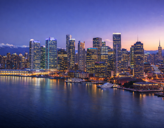 Vancouver skyline representing regional influence and brand visibility in North American markets