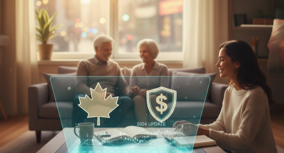 2024年加拿大公共养老金最新动态与退休福利调整示意图